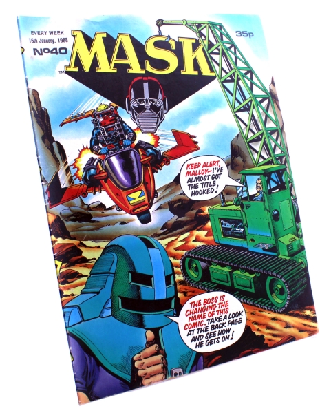 MASK (M.A.S.K.) UK-Comic Magazine No. 40 (1988): Outlaw Battle